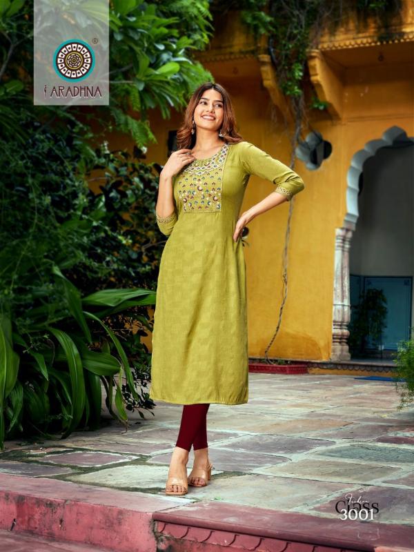 Aradhna Fashion Class Vol 3 Regular Wear Rayon Kurti